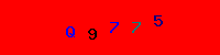 Blue Captcha Image