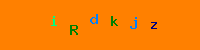 Blue Captcha Image