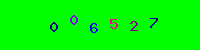 Blue Captcha Image