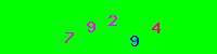 Blue Captcha Image