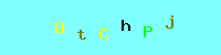 Blue Captcha Image
