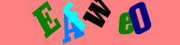 Blue Captcha Image