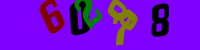Blue Captcha Image