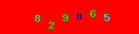 Blue Captcha Image