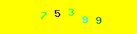 Blue Captcha Image