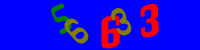 Blue Captcha Image