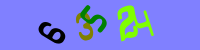 Blue Captcha Image