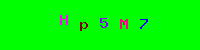 Blue Captcha Image