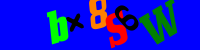 Blue Captcha Image