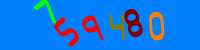 Blue Captcha Image