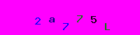 Blue Captcha Image
