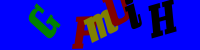 Blue Captcha Image