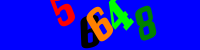 Blue Captcha Image