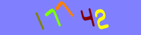 Blue Captcha Image