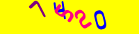 Blue Captcha Image