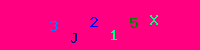 Blue Captcha Image