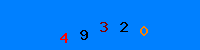 Blue Captcha Image