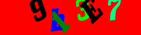 Blue Captcha Image
