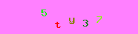 Blue Captcha Image
