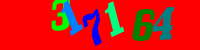 Blue Captcha Image