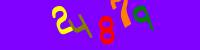Blue Captcha Image