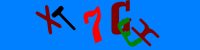 Blue Captcha Image