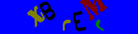 Blue Captcha Image