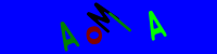 Blue Captcha Image