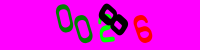 Blue Captcha Image