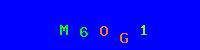 Blue Captcha Image