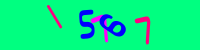 Blue Captcha Image