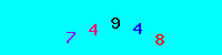 Blue Captcha Image