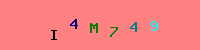 Blue Captcha Image