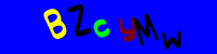 Blue Captcha Image