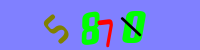 Blue Captcha Image