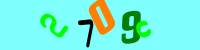 Blue Captcha Image