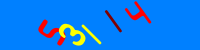 Blue Captcha Image