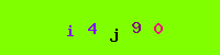 Blue Captcha Image