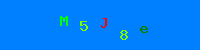 Blue Captcha Image