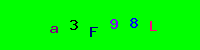 Blue Captcha Image