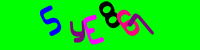 Blue Captcha Image