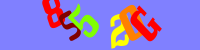 Blue Captcha Image