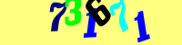 Blue Captcha Image