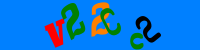 Blue Captcha Image