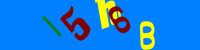 Blue Captcha Image