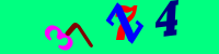 Blue Captcha Image