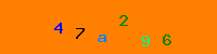 Blue Captcha Image