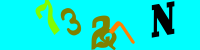 Blue Captcha Image