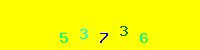 Blue Captcha Image