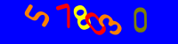 Blue Captcha Image